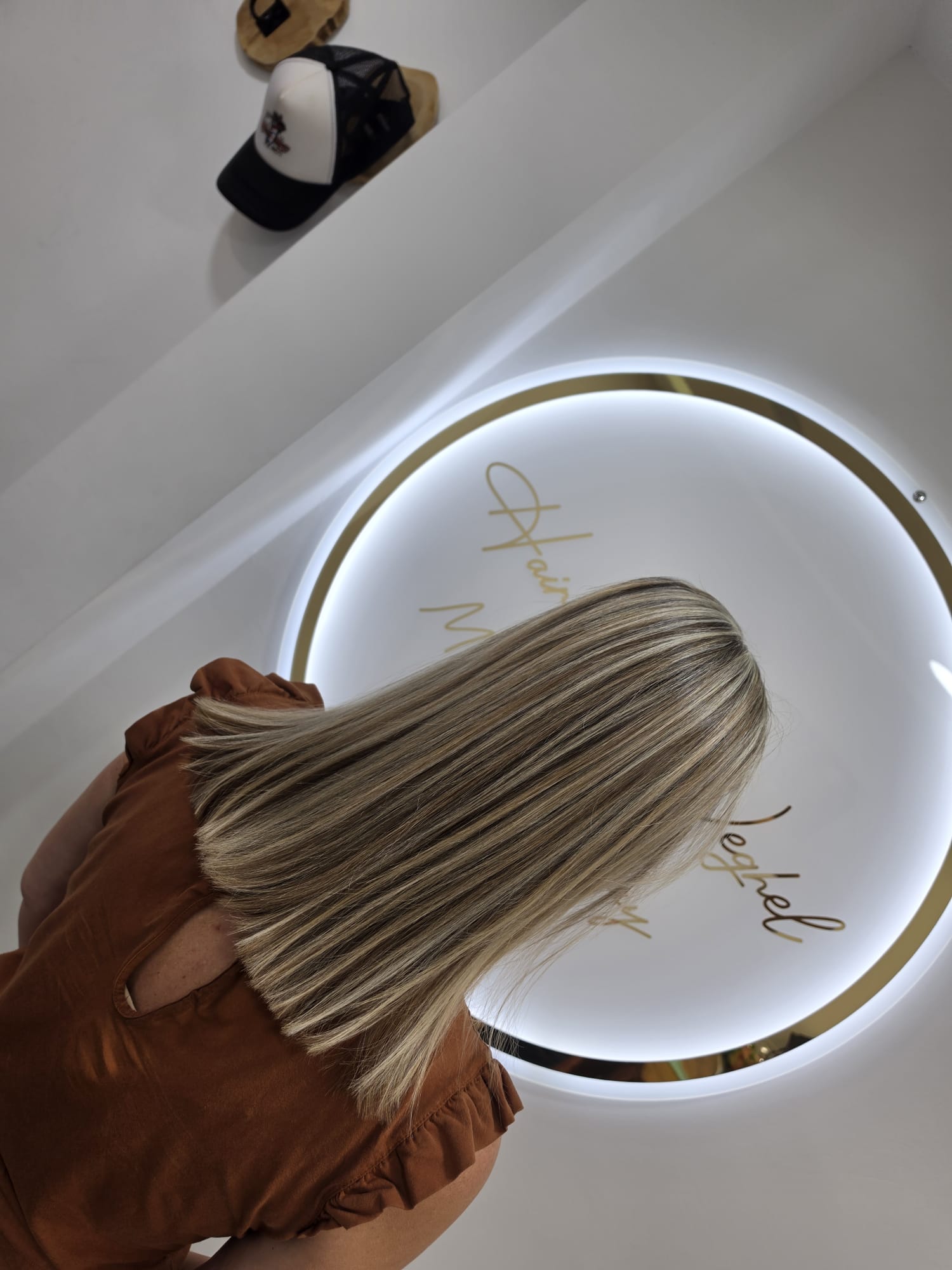Knip- en stylingresultaat bij Hairstudio Veghel