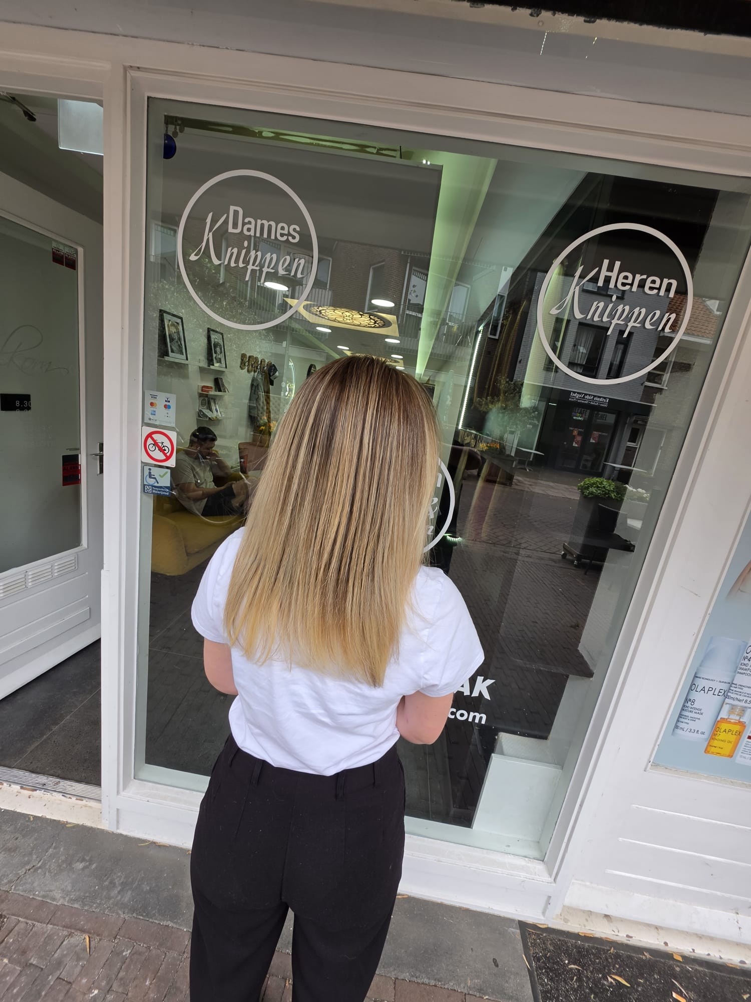 Knip- en stylingresultaat bij Hairstudio Veghel