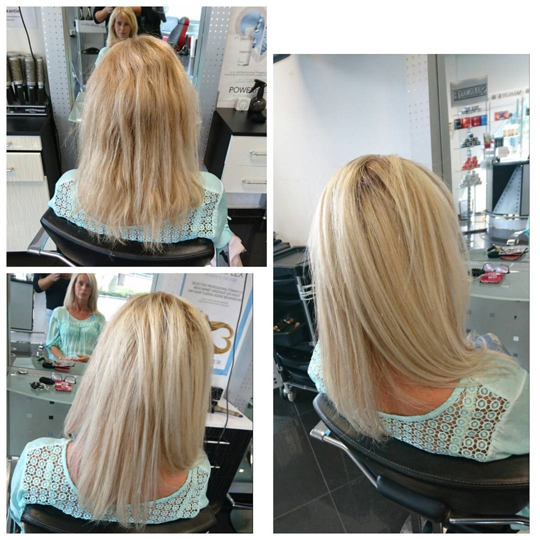 Hair extensions gezet bij Hairstudio Veghel