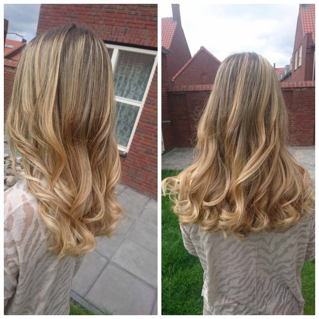 Knip- en stylingresultaat bij Hairstudio Veghel