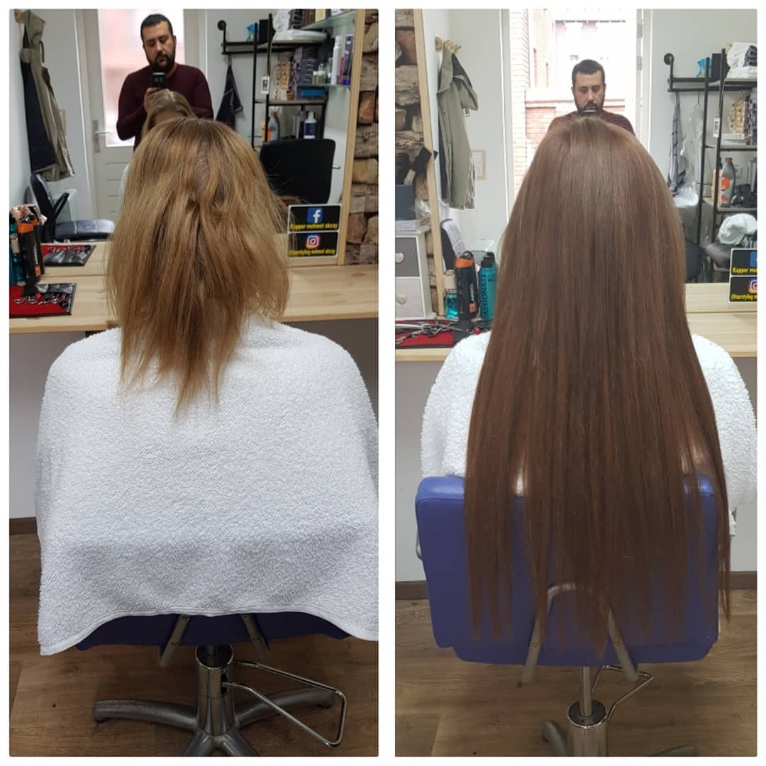 Hair extensions gezet bij Hairstudio Veghel