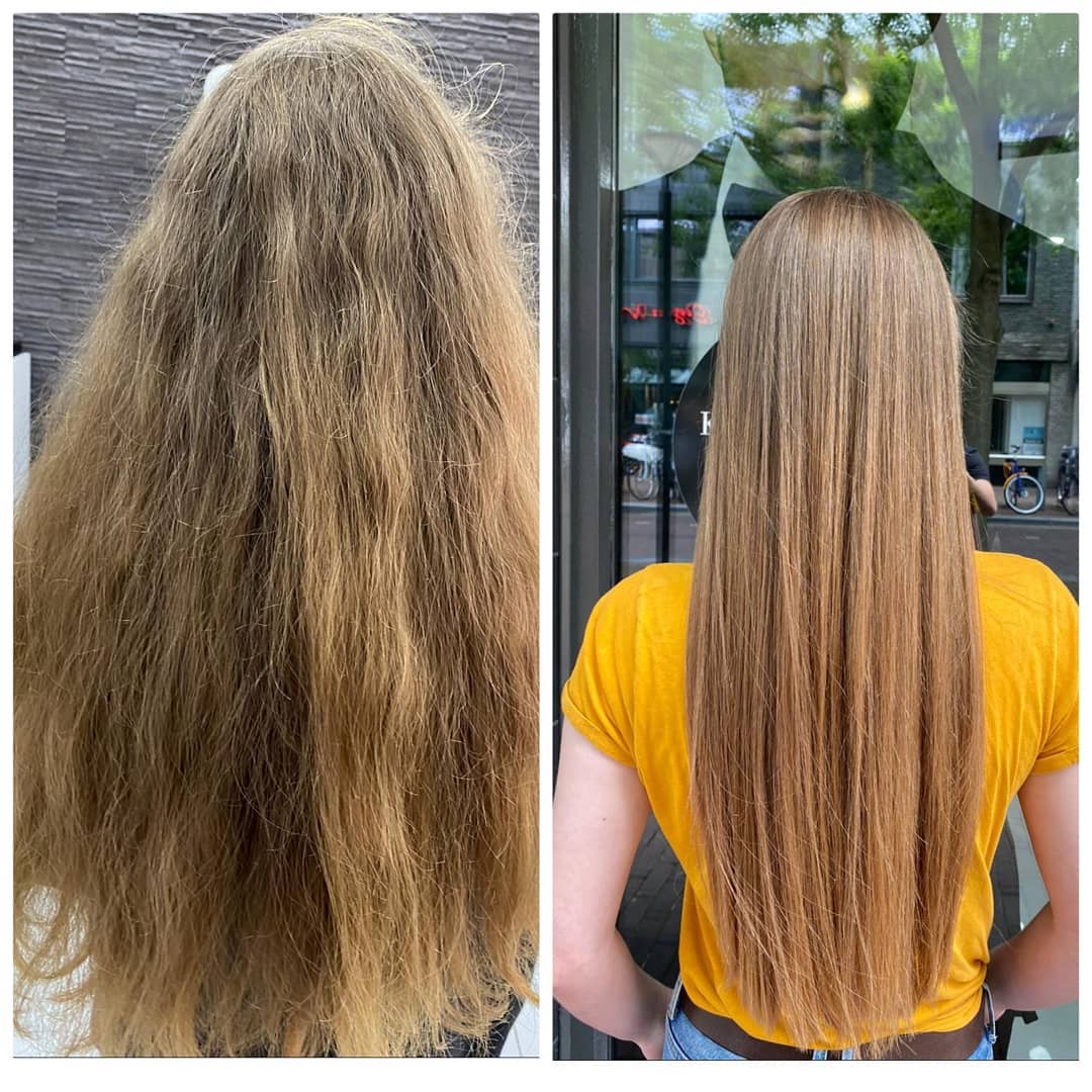Knip- en stylingresultaat bij Hairstudio Veghel